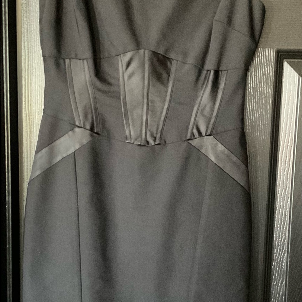 Cache Elegant, Yet Classic Black Fitted Dress - image 4